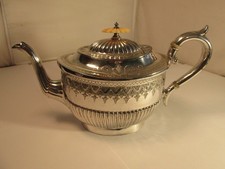silverplated teapot c1900. JD&S
