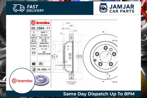 Brembo c884 brake - 09.c884.11,