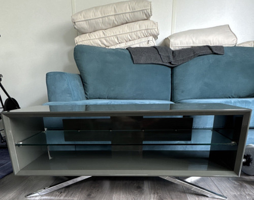 Gloss grey stand - gloss, tv