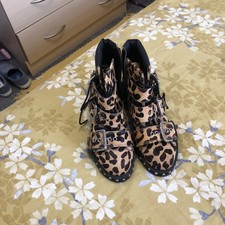 Top Shop Animal Print Ankle