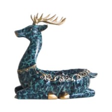 Storage Tray Unique Lightweight Deer Statue for Office TV Stand Organization