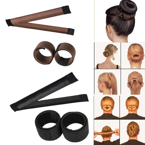 Hair bun maker donut styling - maker,