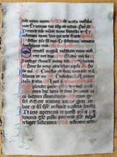 Original Manuscript Leaf on