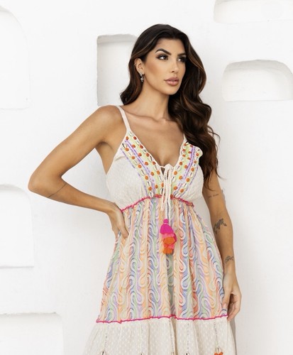 Long maxi summer dress - long,