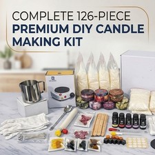 Candle making kit diy - making,