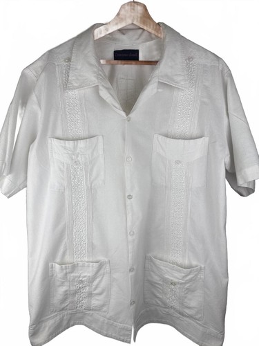 Mexican guayabera shirt white - mexican,