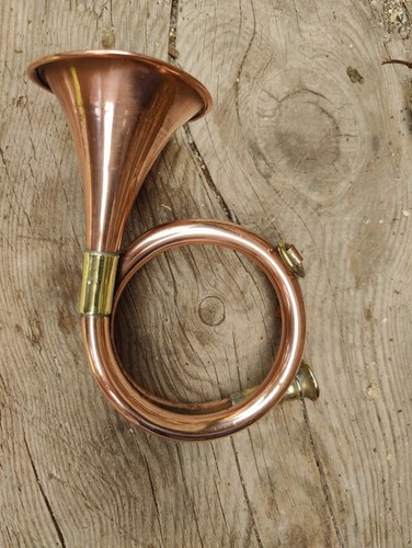 Copper and brass beagle - copper,