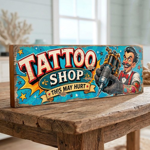 Tattoo shop this may - may, hurt