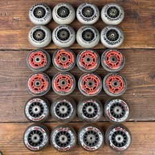 24x Inline Skate Wheels (3 sets of 8) with bearings 72mm