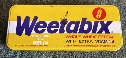 Weetabix helix pencil box tin