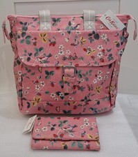 Cath Kidston Pink Floral Matching Bag & Purse Set New With Tags!! 