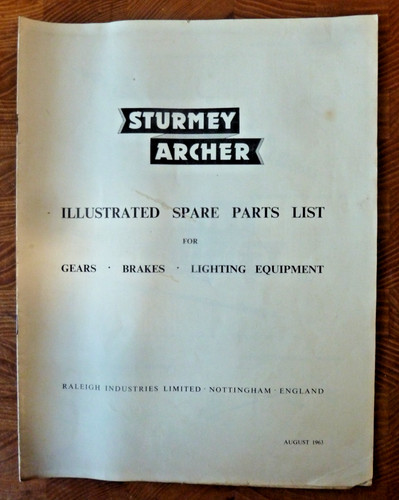 Sturmey archer illustrated - archer,