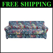 Printed Sofa Slipcover Set -