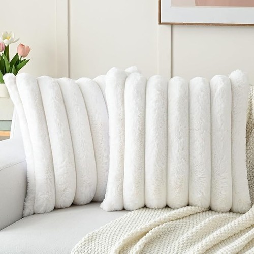 Set fluffy faux - set, of