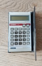 Vintage Casio LC-1210 LC1210 12 Digit Electronic Calculator & Case
