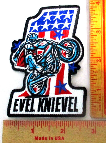Evel knievel patch vintage - evel,