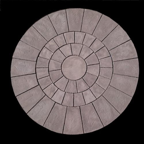 Paving circle old style - circle,