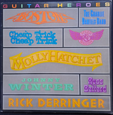 VARIOUS - GUITAR HEROES - 12" VINYL LP ALBUM RECORD - EX - BOSTON CHEAP TRICK