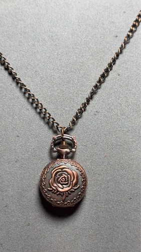 Vintage copper quartz pocket - copper,