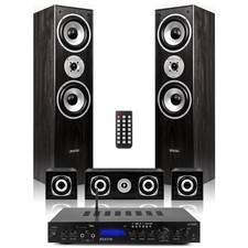Fenton 5.0 Home Cinema Surround System - Bluetooth Amplifier - Black