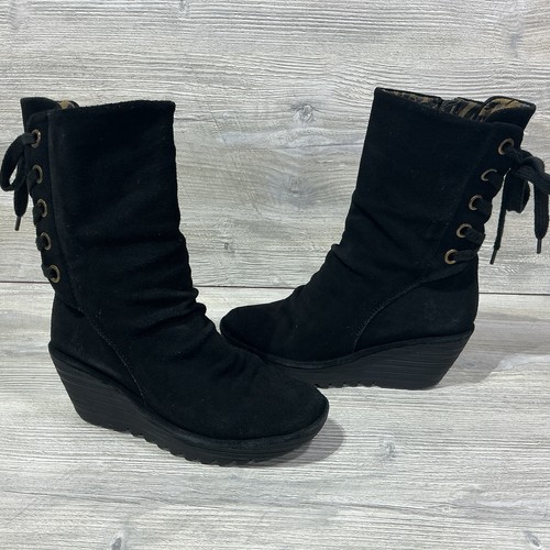 Fly london yada black - yada, suede