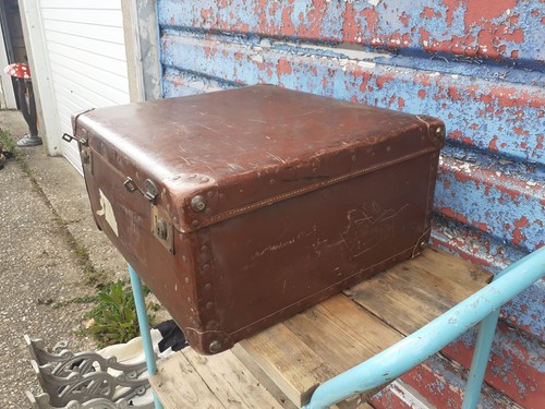 Orient make leather suitcase - orient,