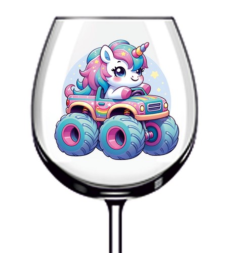 12x colourful unicorn - 12x,