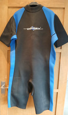 Osprey Mens Shorty Wetsuit Short Sleeve Neoprene Navy Black 44" CHEST