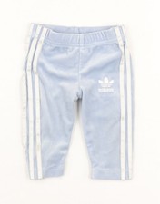 Adidas Blue Unisex Baby Track Pants 3-6 Months