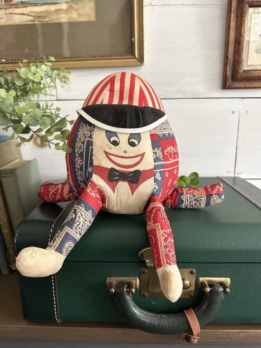 Vintage humpty dumpty stuffed - humpty,
