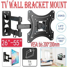 TV Wall Bracket Mount Tilt Swivel for Samsung Sony LG 26 32 40 42 45 55" inch