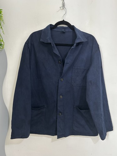 Men blue vintage chore - vintage,