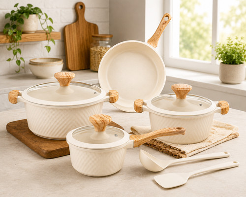 10pc granite non stick - 10pc,