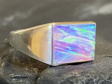 Handmade solid opal trans