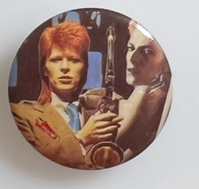 Vintage David Bowie Pin Badge
