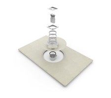 Aqua Dec Easy Fit  impey floor former wet room tray with waste  & optional Grate