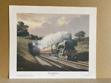 Railway steam engine Art print