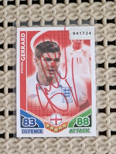 Official signed steven gerrard - official,