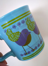 Vintage Staffordshire Mug Bird