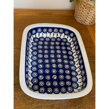 Polish Pottery Lasagne Dish Boleslawiec Unikat by R.Zarzycka 