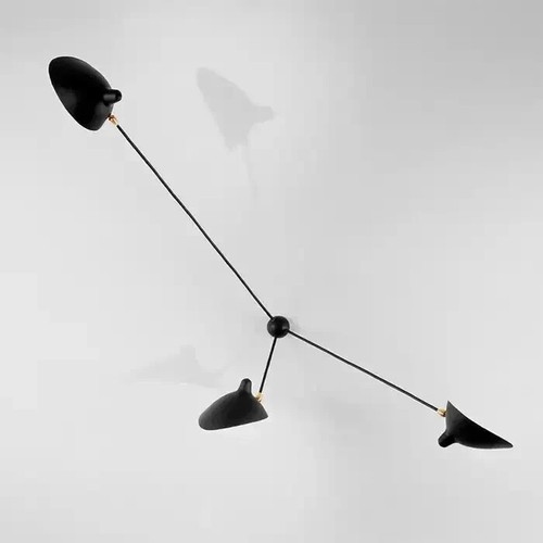Large tridente wall lamp - lamp, serge