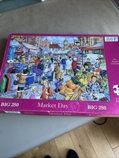 House of Puzzles Big 250 Piece Jigsaw Puzzle Market Day
