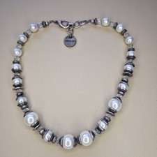 Miglio Necklace Silver Tone