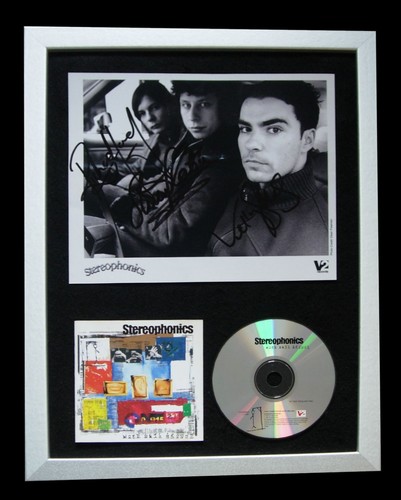 STEREOPHONICS+SIGNED+FRAMED+WO