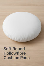 Hollowfibre Round Cushion Pads for Chair Sofa Bed Floor Indoor and Outdoor Uses.