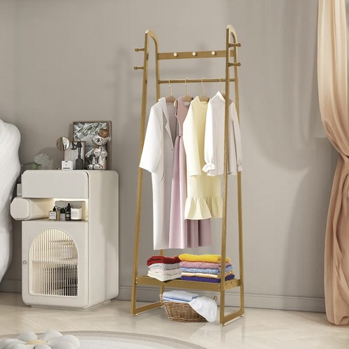 Folding bamboo wooden clothes - bamboo,