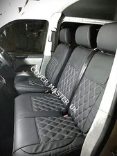 Fit With: VW Transporter T5 T6 Seat Covers 3 Seater 1+2 with 2 armrest covers