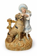 Antique Victorian Chalkware