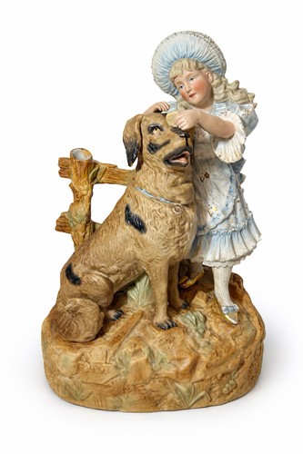 Antique victorian chalkware - victorian,
