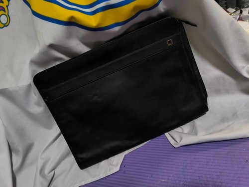 Dunhill black leather - black,